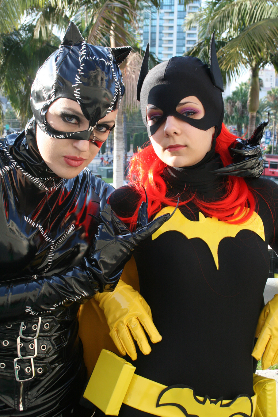 Batgirl and Cat Woman