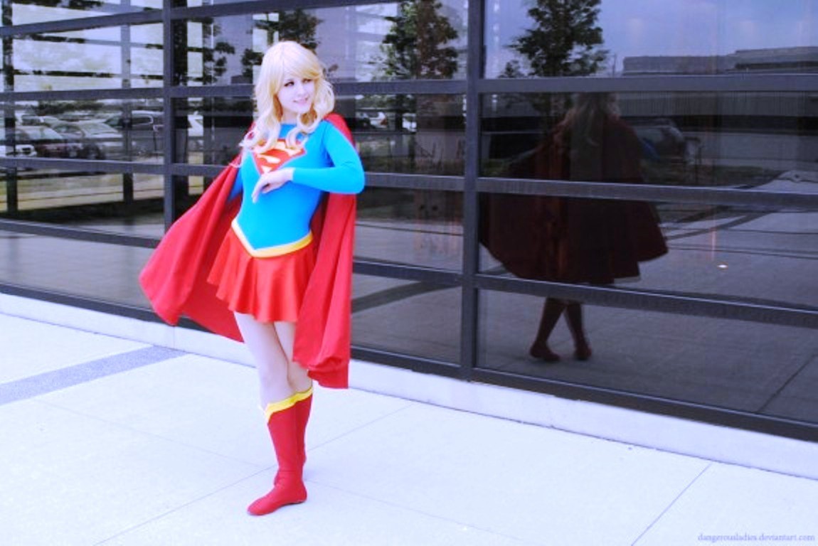 Supergirl About to Spring Into Action