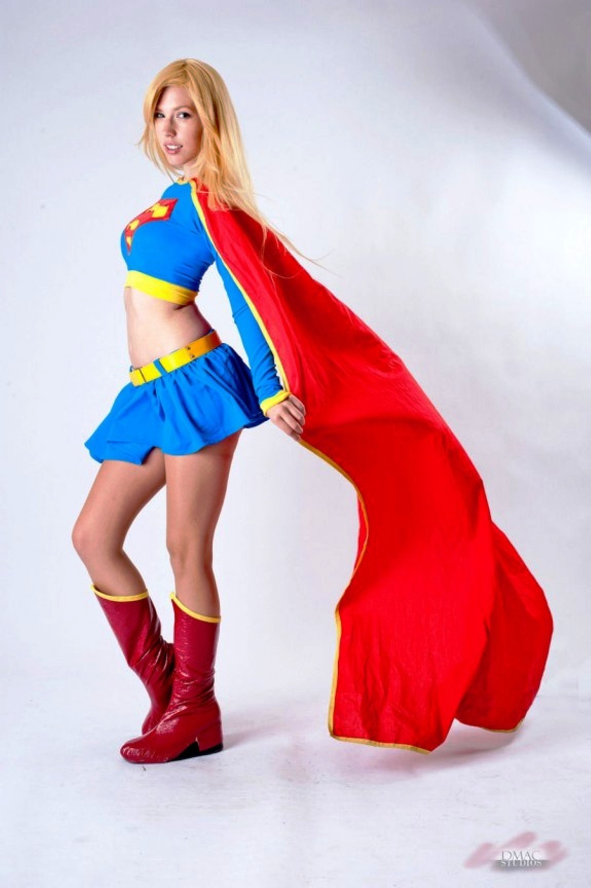 Supergirl Showing Off Her Awesome Cape