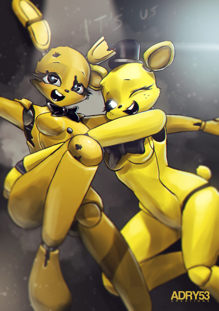1552668 - Adry53 Five_Nights_at_Freddy's Five_Nights_at_Freddy's_3 Golden_Freddy Rule_63 Springtrap