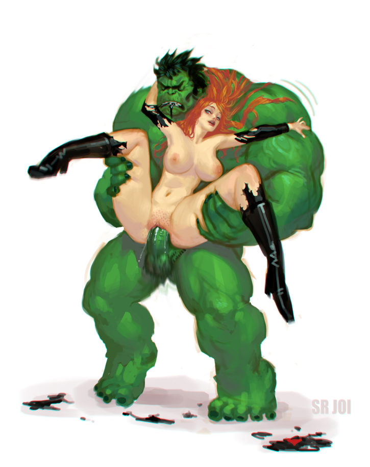 863097 - Avengers Black_Widow Hulk Marvel SrJoi