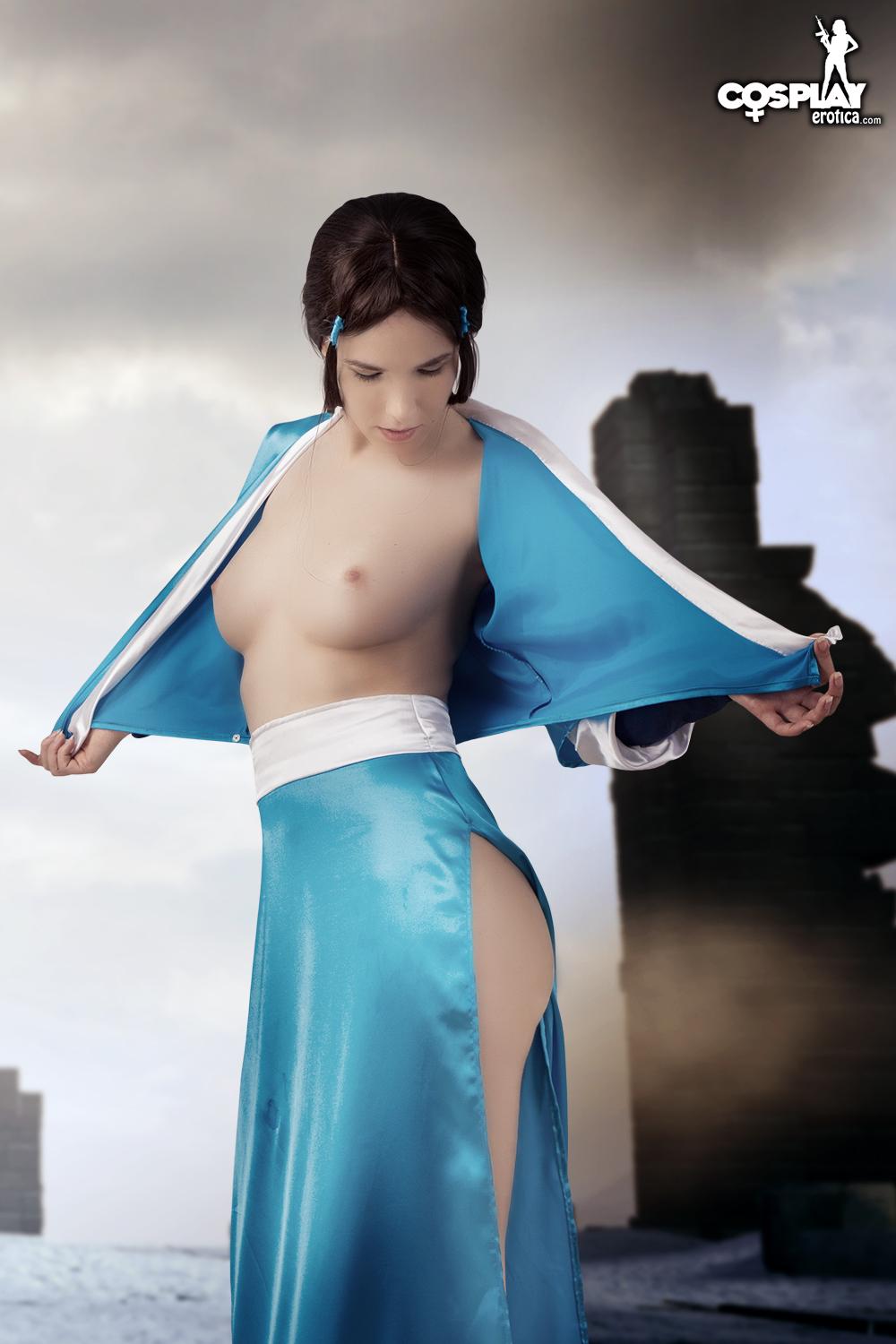 Katara Undresses In These Smoking Hot Nsfw Cosplay Photos