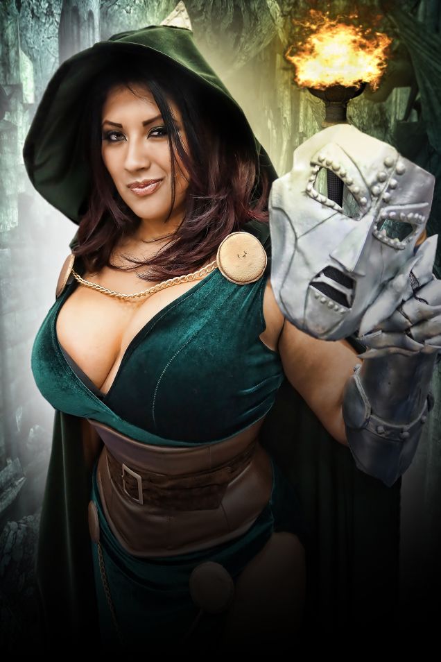 Ivy Doomkitty as Doctor Doom â €" Nerd Porn! 