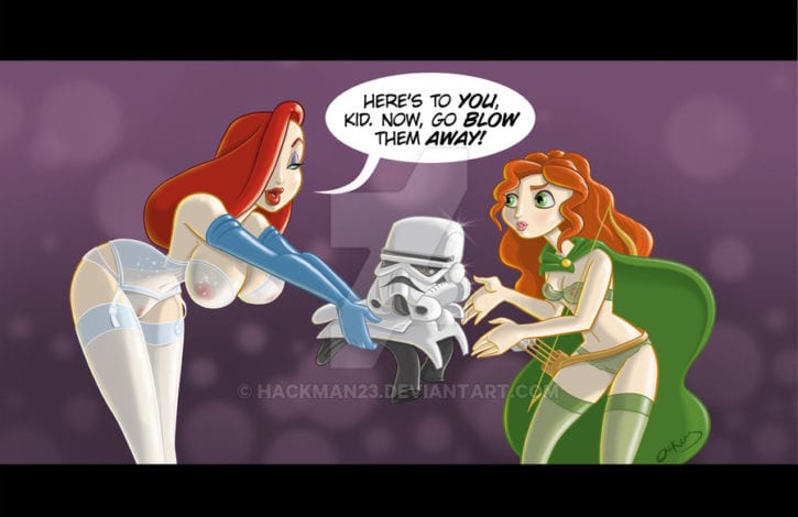 merida_gets_a_little_help_from_jessica_rabbit_by_hackman23-d56odp5
