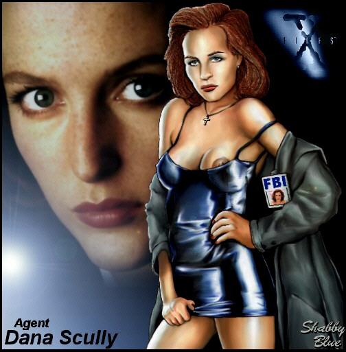 201_Dana_Scully Shabby_Blue X-Files