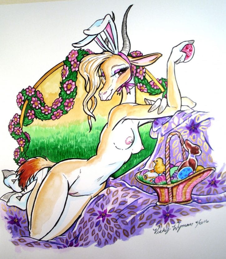 1840783 - Easter Gazelle VickyWyman Zootopia