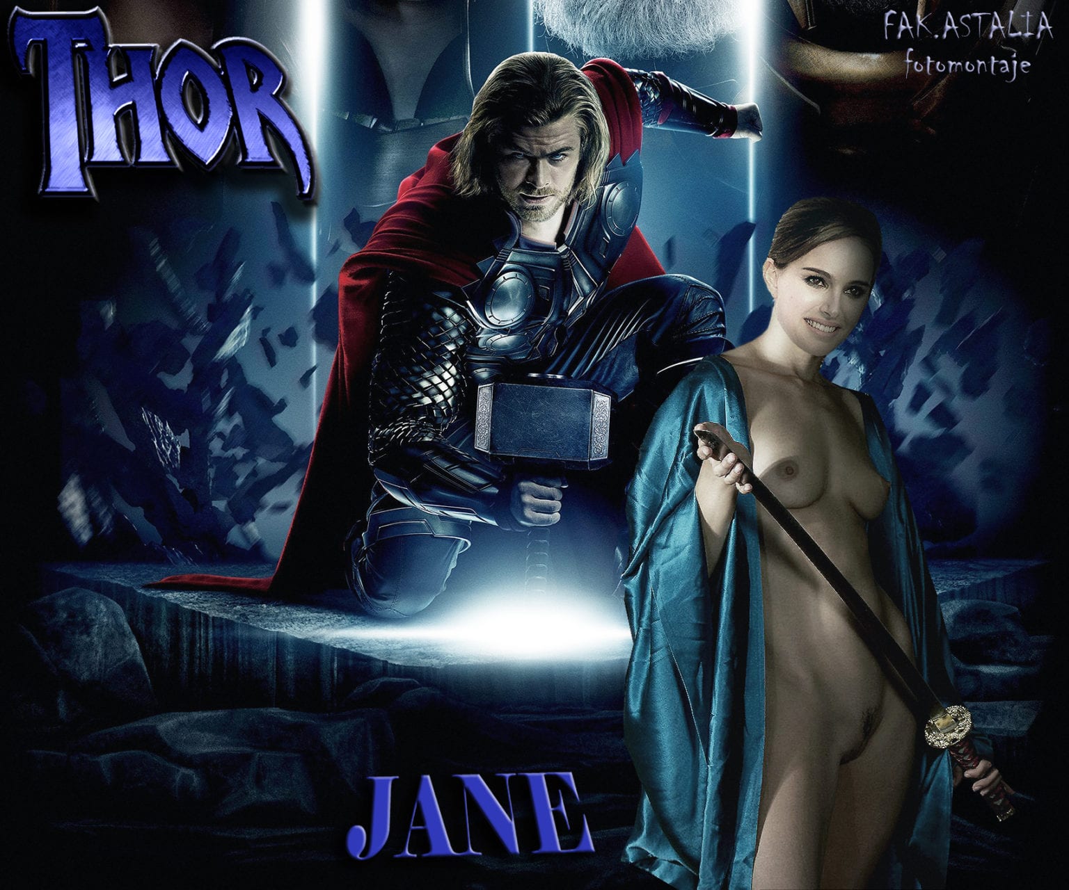 1848553 - Chris_Hemsworth Jane_Foster Natalie_Portman Thor fakes.