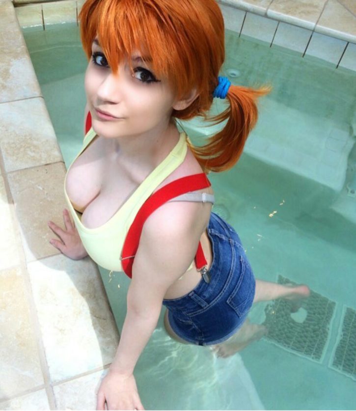 Misty in the Pool ~ Pokemon Cosplay â€“ Nerd Porn!