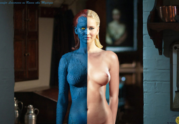 Jennifer Lawrence as Mystique Movie Rule 34 Gallery 10 Pics.