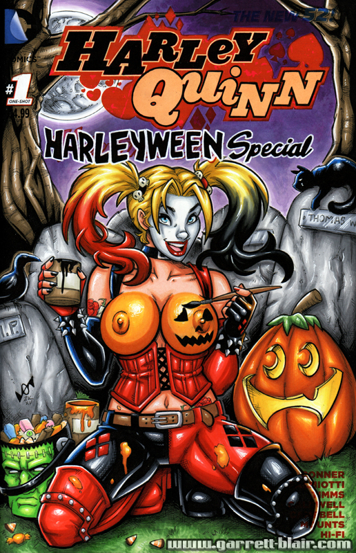 1721152 - Batman_(series) DC Garrett_Blair Halloween Harley_Quinn