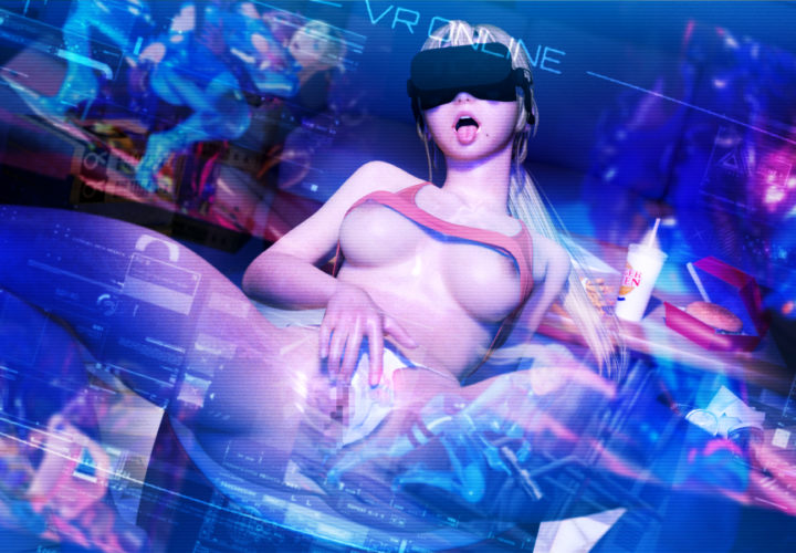 Samus Aran Plays With VR Metroid Rule 34.