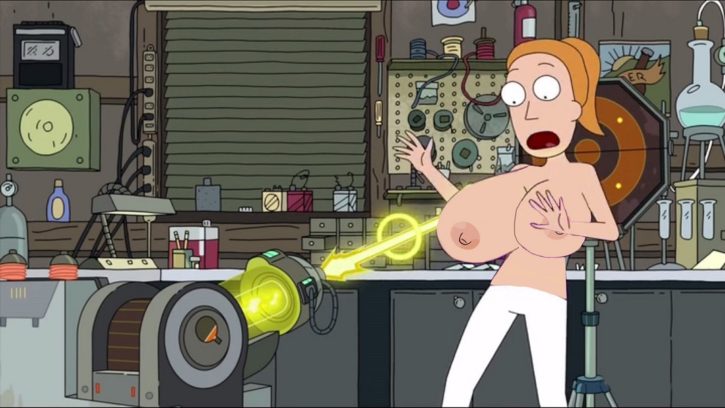 Summer Enlarges Her Boobs a Bit Too Much Rick and Morty Rule 34 - Nerd Porn...