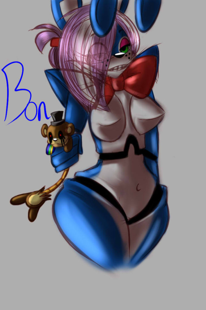 1456532 - Five_Nights_at_Freddy's_2 Freddy_Fazbear ReiMoonVeil Rule_63 Toy_Bonnie