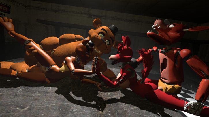 1561566 - Five_Nights_at_Freddy's Five_Nights_at_Freddy's_2 Foxy Freddy_Fazbear Rule_63 Toy_Freddy