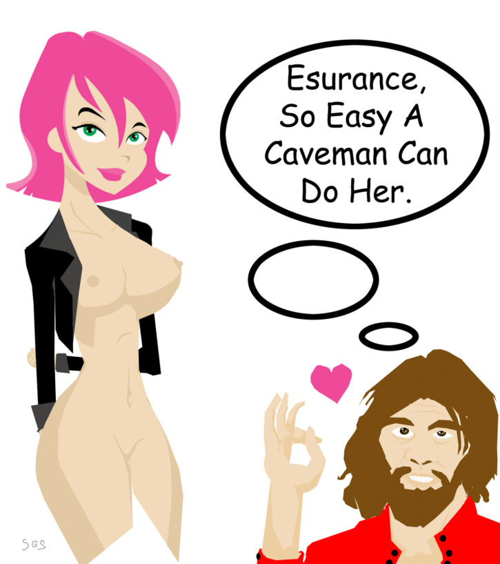 593487 - Caveman Erin_Esurance Esurance Geico SOS crossover mascots