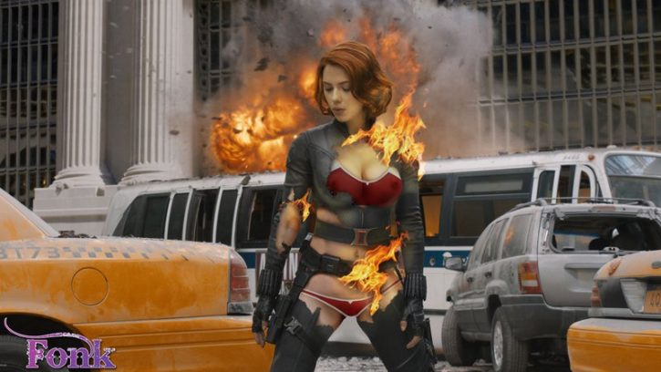 1071631 - Avengers Black_Widow Marvel Scarlett_Johansson