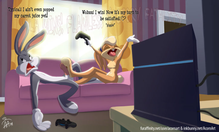 1402003 - Acorn_Art Bugs_Bunny Lola_Bunny Looney_Tunes Space_Jam