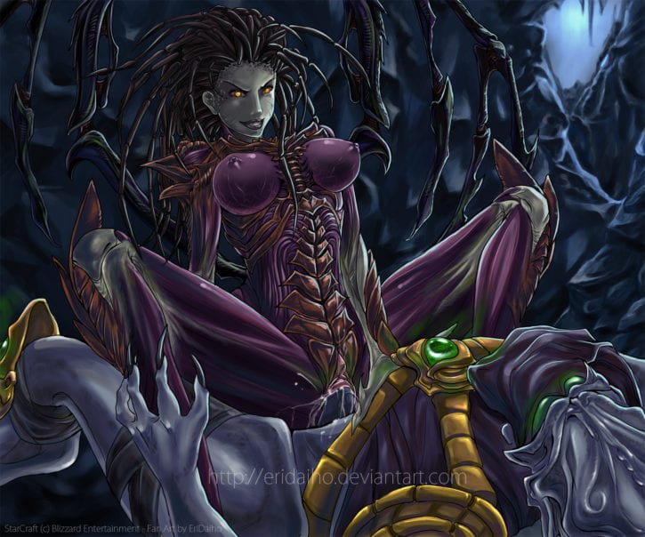 460567 - Eri_Daiho Protoss Sarah_Kerrigan StarCraft zeratul zerg
