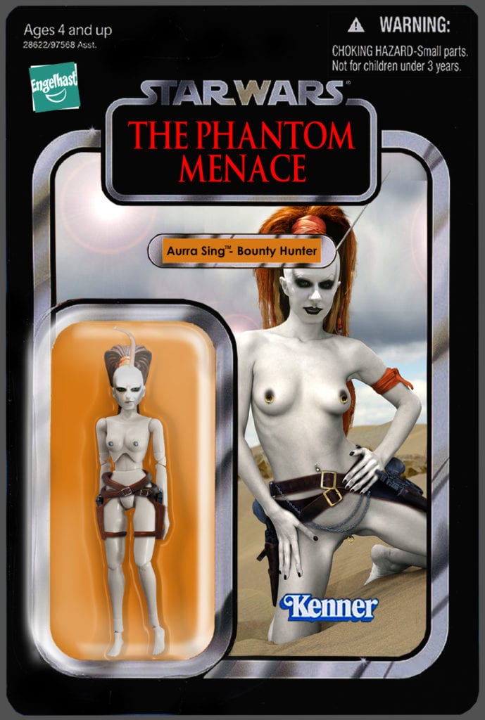 006_Action_Figure Aurra_Sing Engelhast Kenner Star_Wars fakes