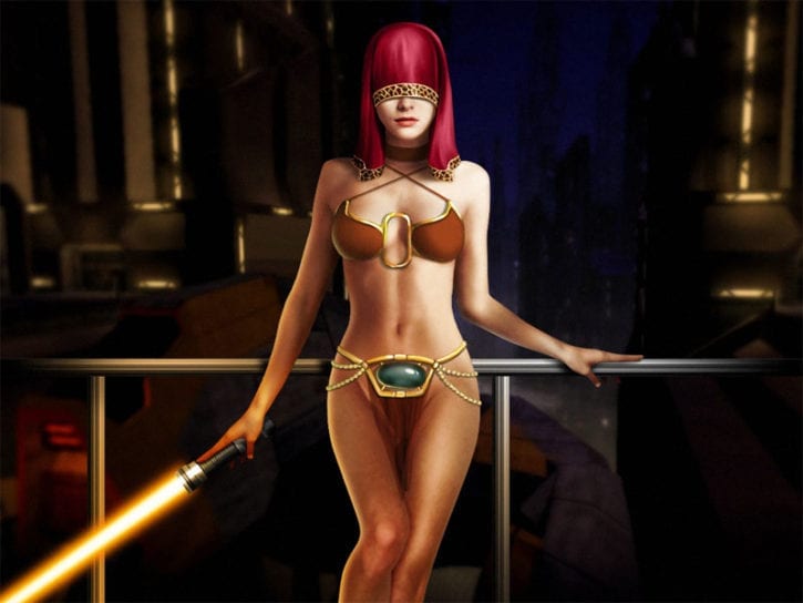 92498 - Knights_of_the_Old_Republic Miraluka Ranged_Weapon Star_Wars Visas_Marr