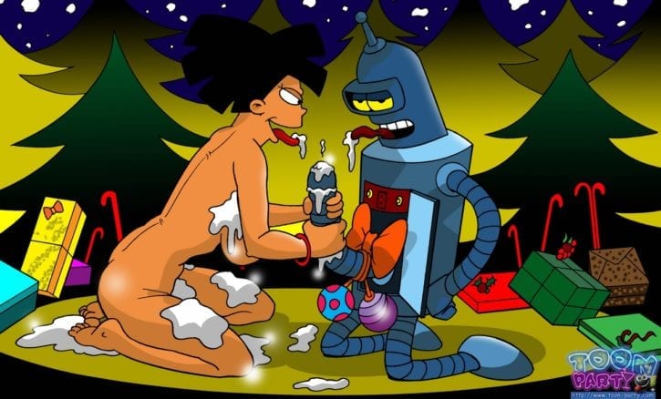 1745680 - Amy_Wong Bender_Bending_Rodriguez Christmas Futurama Toon-Party