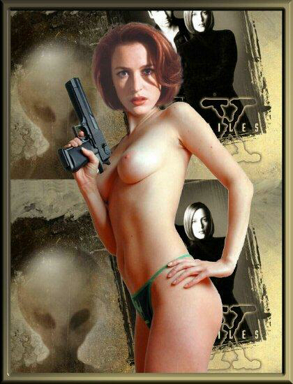006_002_Dana_Scully Gillian_Anderson X-Files fakes
