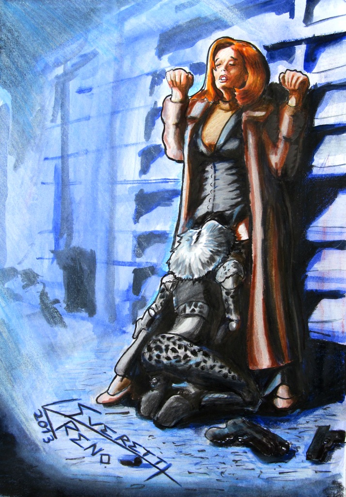 157_Chiana Dana_Scully Everett_Reno Farscape X-Files crossover