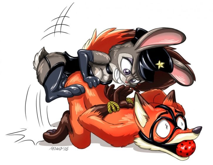 331_Lt._Judy_Hopps Nick_Wilde Zootopia chiomomo