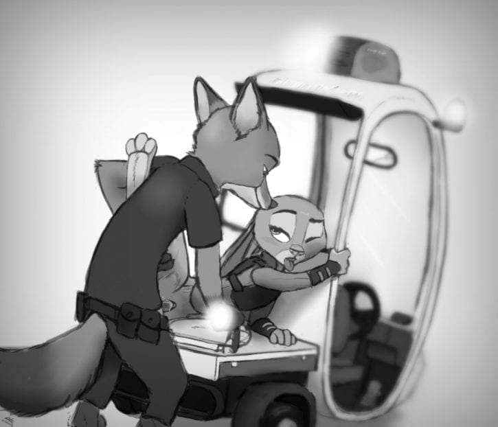 1829106 - LetoDoesArt Lt._Judy_Hopps Nick_Wilde Zootopia