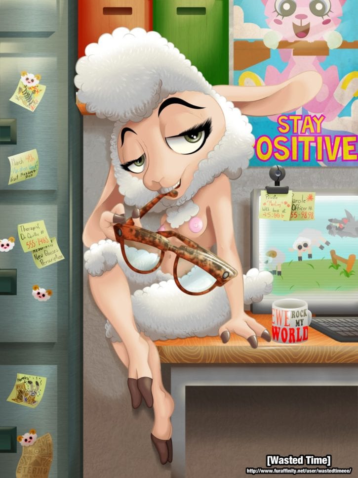 1831903 - Dawn_Bellwether Lego WastedTimeEE Zootopia crossover unikitty