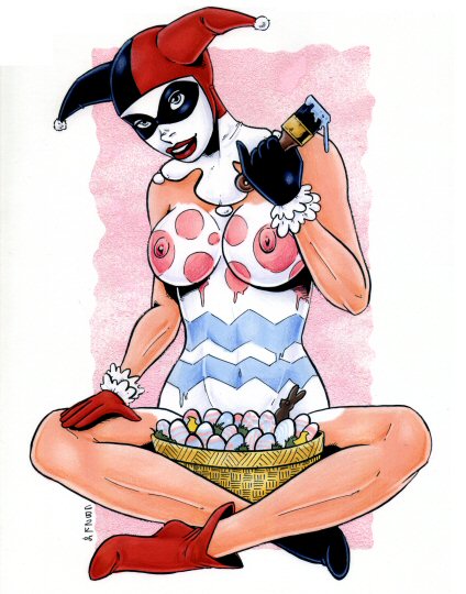 21118 - Batman_(series) DC Easter Garrett_Blair Harley_Quinn