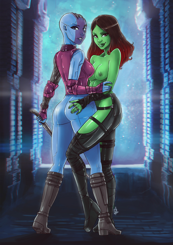 1491705 - Artz Gamora Guardians_of_the_Galaxy Marvel nebula