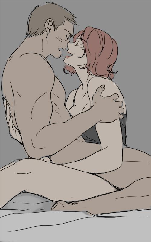 1687259 - Avengers Black_Widow Clint_Barton Marvel Natasha_Romanova hawkey