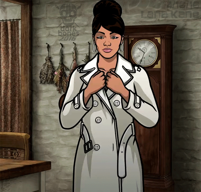 Lana shows herself off. (Archer) [Darkbones] - Imgur