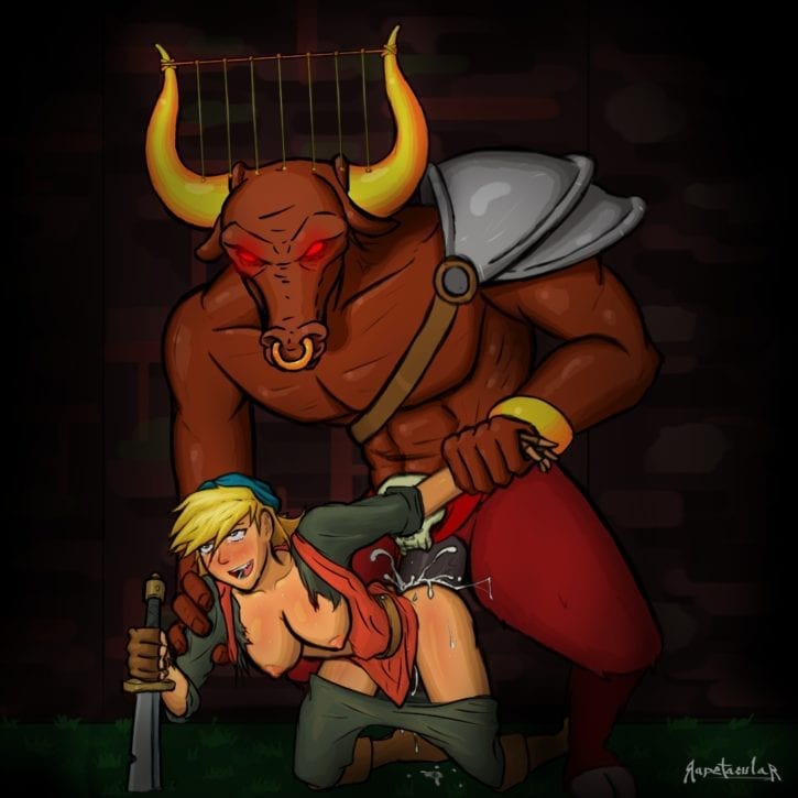1440683 - Crypt_of_the_Necrodancer Minotaur Rapetacular cadence