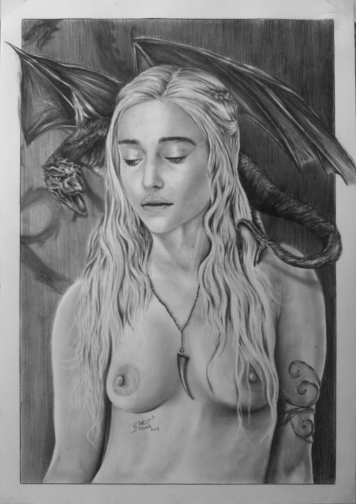 1736285 - A_Song_of_Ice_and_Fire Chris_Petrakos Daenerys_Targaryen Emilia_Clarke Game_of_Thrones