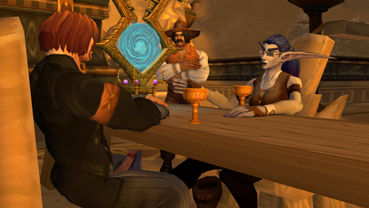 1768935 - RunicLodges World_of_Warcraft animated elise_starseeker hearthstone human night_elf reno_jackson