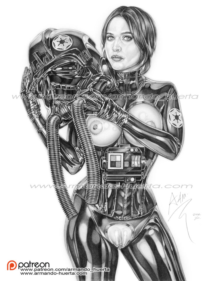 1870587 - Armando_Huerta Felicity_Jones Jyn_Erso Star_Wars star_wars-_rogue_one tie_fighter_pilot