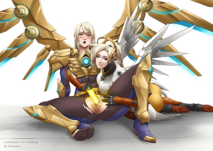 1948837 - Kayle League_of_Legends Mercy Overlook crossover kuma_x