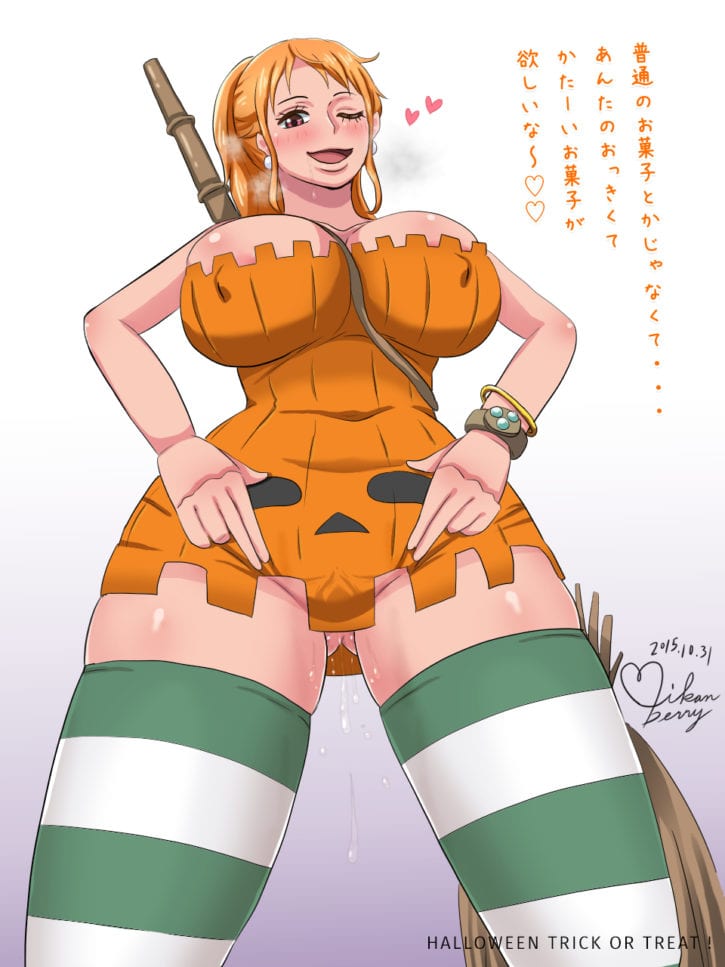 1774719 - Halloween Nami One_Piece mikanberry